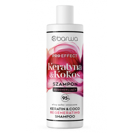 Szampon regenerujący z keratyną Pro Effect 380ml Barwa