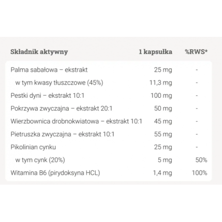 Zdrowa Prostata 50 kapsułek Yango - 1